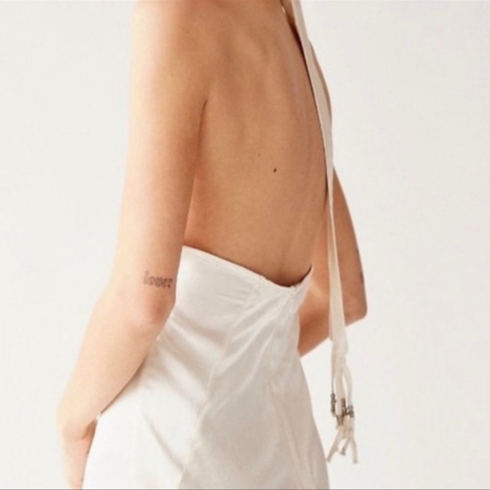 Brenda Knight For Free People RawHem Satin Dress - Picture 12 of 14